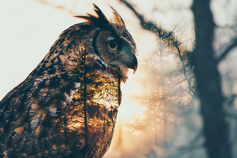 Plakat 60x40cm Sowi Duch zdjęcie 1