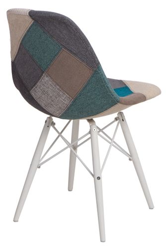 Krzesło P016W Patchwork Nieb-Szary/white na Arena.pl