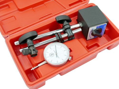 CZUJNIK ZEGAROWY + STATYW MAGNETYCZNY SPRAWDZANIA BICIA TARCZ HAMULCOWYCH na Arena.pl