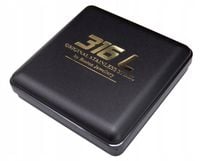 SREBRNY ŁAŃCUSZEK Z KRZYŻYKIEM STAL CHIRURGICZNA 316L SPLOT KRÓLEWSKI 60CM