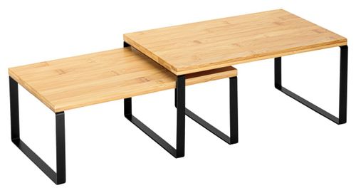 Zestaw 2 półek bambusowych GINGER na Arena.pl