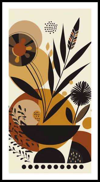 Plakat 50x100cm Ogrody Geometryczne zdjęcie 3