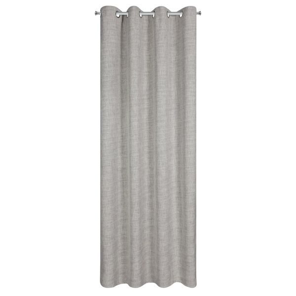 Zasłona gotowa na przelotkach ROMA 140x250 Eurofirany beżowa hygge zdjęcie 3