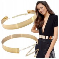 ELASTYCZNA _ ZŁOTY PASEK CAŁA BLACHA 65 cm Mirror