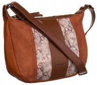 listonoszka damska ze skóry ekologicznej - david jones