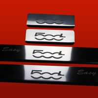 Listwa progowa FIAT 500L 500L EASY Stal nierdzewna 304 połysk 4szt