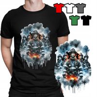 KOSZULKA T-SHIRT MĘSKI WZORY WYBÓR - STRAŻAK STRAŻ PASJA PREZENT - S
