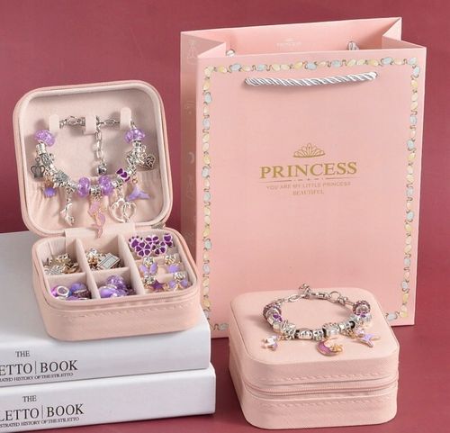 ZESTAW DO ROBIENIA NASZYJNIKÓW BRANSOLETEK KREATYWNY PREZENT DLA DZIECI na Arena.pl