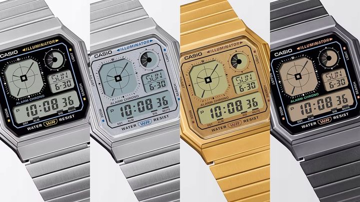 Zegarek Męski Casio A130WE-1AEF srebrny zdjęcie 8