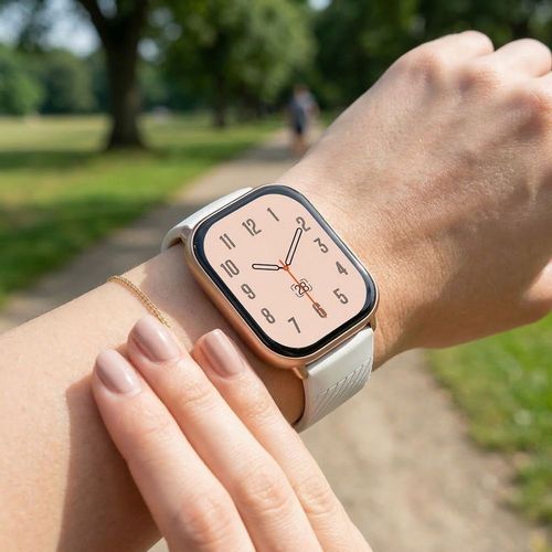 smartwatch gravity różowy pasek + bransoleta gt43-4 na Arena.pl