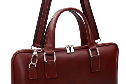 VERA PELLE torebka skórzana teczka A4 torba na laptopa V410 c.brązowa na Arena.pl