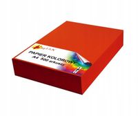 Papier kolorowy A4 100g czerwony intensywny 500 arkuszy