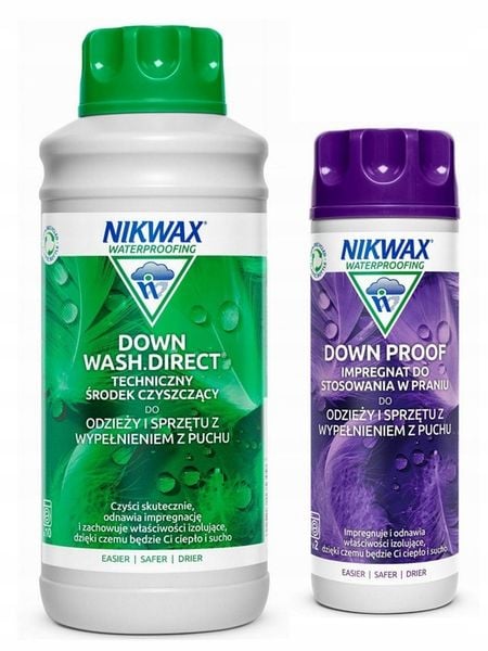 Nikwax DOWN PROOF+WASH do kurtek puchowych śpiwora zdjęcie 1