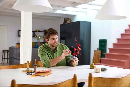 LEGO ICONS Kwiat Śliwy 10369 - Kwiaty dla Dziewczyny Klocki + Torba prezent na Arena.pl