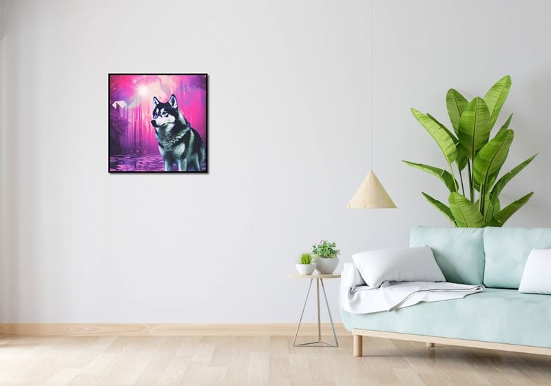 Plakat 60x60cm Wilczy Duch zdjęcie 4