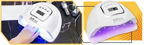LAMPA DO PAZNOKCI UV LED 80W DO HYBRYD ŻELI MOCNA HYBRYDY SUN X5 MAX na Arena.pl