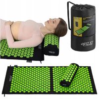 MATA ZDROWOTNA DO AKUPRESURY Z KOLCAMI BEZPIECZNY MASAŻ ZESTAW Z PODUSZKĄ