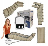 MASAŻER LIMFATYCZNY DRENAŻ MASAŻ DO NÓG RĄK CIAŁA PRESOTERAPIA 6 KOMÓR