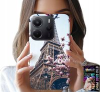 ETUI DO XIAOMI NOTE 14 4G - PARYŻ WIEŻA EIFFLA PIĘKNE MIEJSCA PLECKI