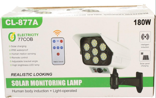 Imitacja atrapa kamery bezpieczeństwa z pilotem na Arena.pl