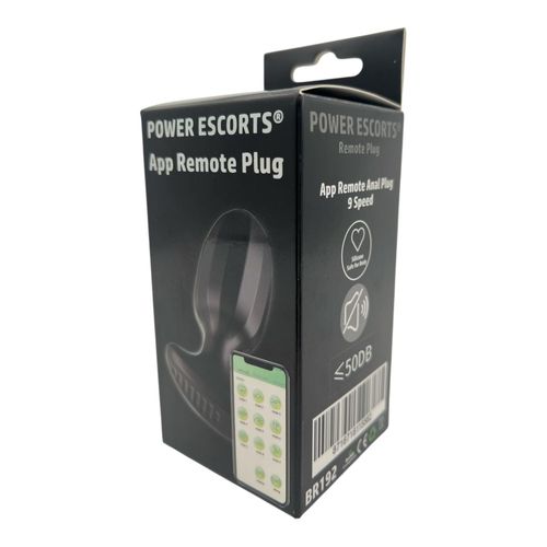 power escorts - br192 - remote vibrating plug - app controled - silicone na Arena.pl