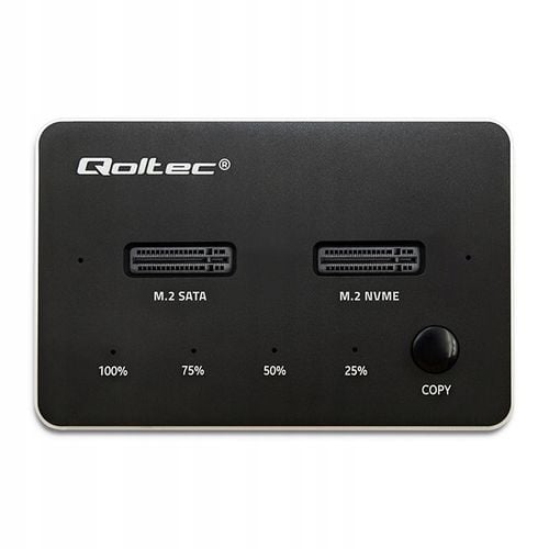 Stacja Qoltec Stacja dokująca SSD M.2 NVMe USB-C 2x 2TB na Arena.pl