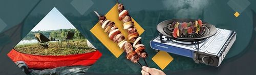 Kuchenka Turystyczna Ceramiczny Palnik Tiross TS -266 Walizka W Zestawie na Arena.pl