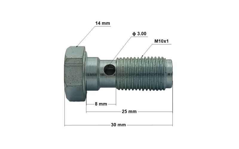 SR-05 Śruba drożna M10x1 zdjęcie 2