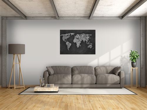 Obraz World Map  100x70 PŁÓTNO na Arena.pl