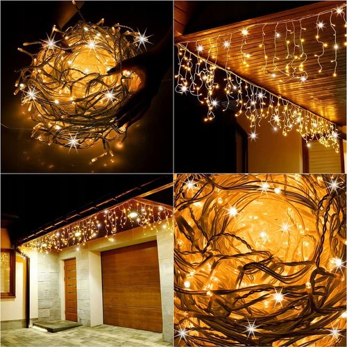 SOPLE 500LED LAMPKI ZEWNĘTRZNE 22,5M TIMER PILOT FLASH KURTYNA DWA KOLORY na Arena.pl