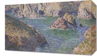 Obraz 50x30cm Port-Domois, Belle-Isle, Monet Vintage