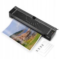 2X LAMINATOR A3 A4 Laminarka 80-125 mic 320mm 5x Folia Szybka Trymer Czarna