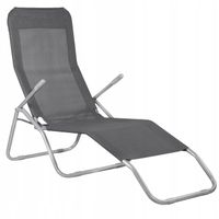 LEŻAK OGRODOWY krzesło na plażę FOTEL TURYSTYCZNY składany grawitacyjny