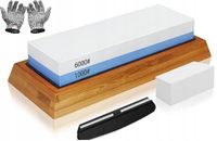Zestaw 1000/6000 Kamień Osełka do ostrzenia kamień rękawiczki ochronne
