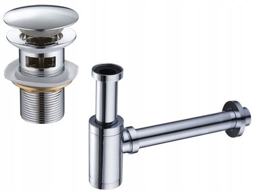 MEXEN SYFON UMYWALKOWY CHROM + KOREK KLIK-KLAK na Arena.pl