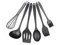 Zestaw silikonowych narzędzi kuchennych SEI 6 szt trzepaczka pędzel łopatki