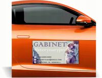 Magnes na samochód auto reklama magnetyczna 60x30 cm gabinet weterynaryjny