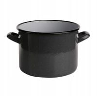 Garnek emaliowany na indukcję gaz Silesia szary nakrapiany 4,4 l 20 cm