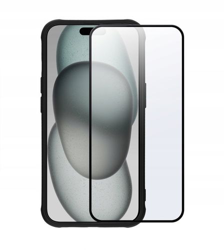 Etui do iPhone 15 do MagSafe MATT CASE WZMACNIANE 360° Szkło 5D PREMIUM na Arena.pl