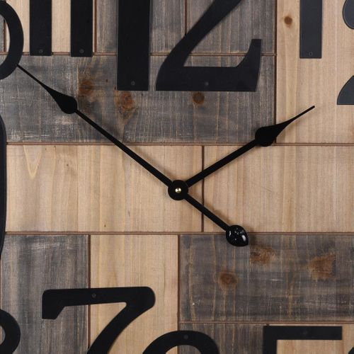 Zegar ścienny metalowy duży RETRO LOFT 72 cm na Arena.pl