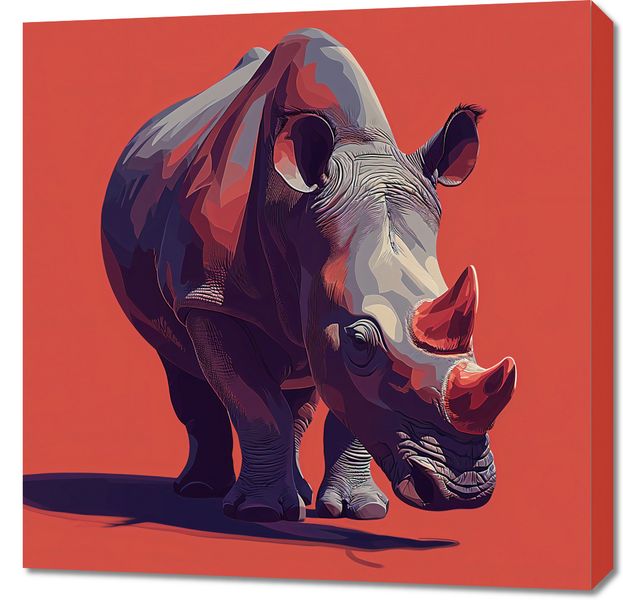 Obraz 70x70cm Marszujący Gigant zdjęcie 1