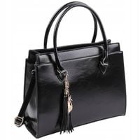 Torebka damska shopper na ramię WIZYTOWE SHOPPERKI MIEJSKIE KLASYCZNE