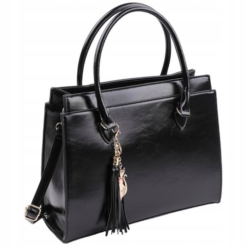 Torebka damska shopper na ramię WIZYTOWE SHOPPERKI MIEJSKIE KLASYCZNE na Arena.pl