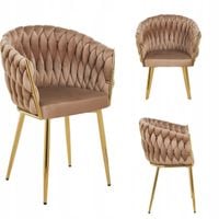 krzesło k7-fx (g) velvet cappuccino