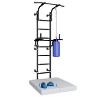 drabinka gimnastyczna Teenager Box czarny 4-6 lat