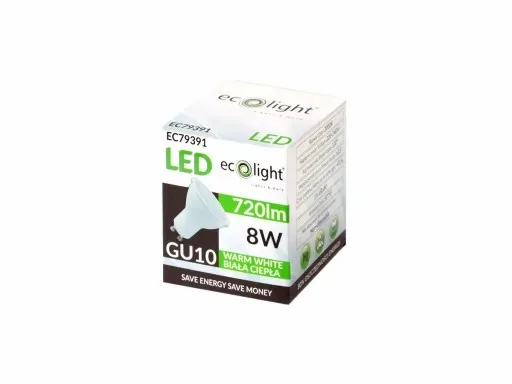 10x Żarówka LED GU10 5W 6500K biała zimna 400lm zdjęcie 5