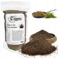 PELLET ZANĘTOWY 2 mm MARGROM 700g PRAŻONE KONOPIE