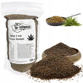PELLET ZANĘTOWY 2 mm MARGROM 700g PRAŻONE KONOPIE