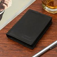 Męski portfel skórzany klasyczny RFiD czarny Beltimore U92