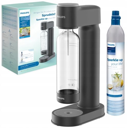 Saturator do wody PHILIPS GoZero ADD4901BK/10 Czarny na Arena.pl
